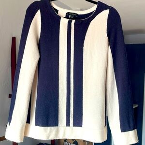 Ann Taylor Art Deco Inspired Wool & Alpaca Sweater w/ Bell Sleeves in M